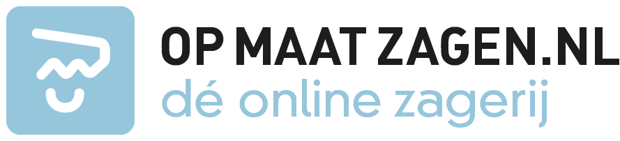 logo op maat zagen
